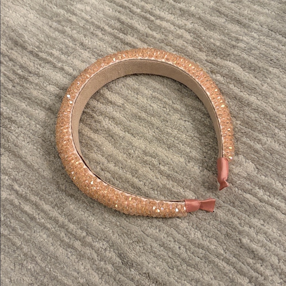 Pink Crystal headband - Picture 2 of 2
